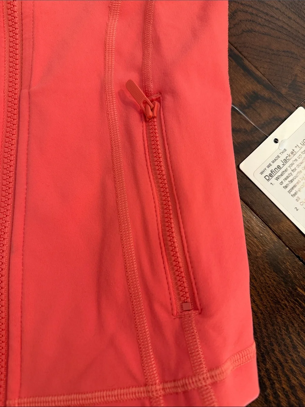 lululemon athletica Coral Zip-Up Bomber Jacket